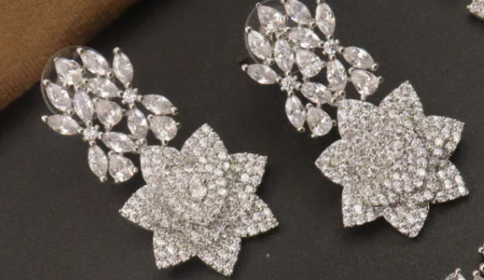 Sample 20 Anushka Oxidised Chandbali - Black - Image 2