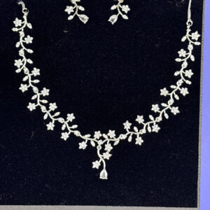 Adaa  Premium AD Necklace Set