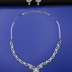 CrownLuxe  Premium AD Necklace Set