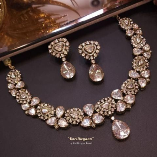 Moissanite Necklace Set